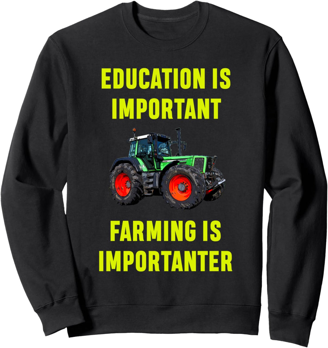 Trecker Traktor Landwirt Kinder Landwirtschaft Geschenk Sweatshirt