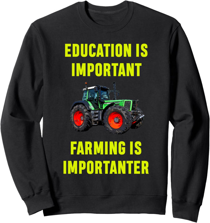 Trecker Traktor Landwirt Kinder Landwirtschaft Geschenk Sweatshirt