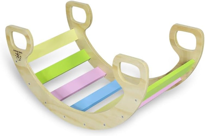 CCLIFE Montessori Kletterbogen nach Pikler Art, Klettergerüst Indoor Holz für Babys Kinder Kleinkind
