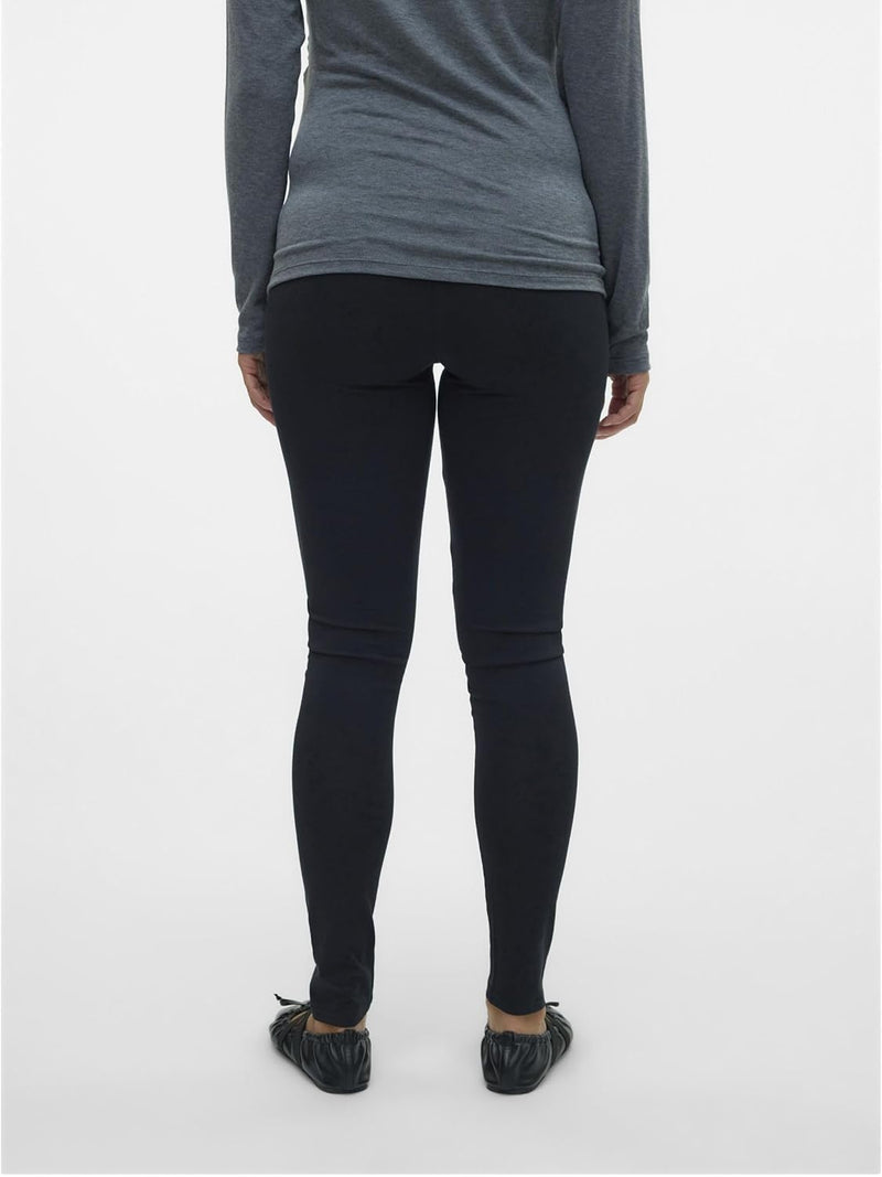 MAMALICIOUS Mama Licious Female Leggings Slim Fit Hohe Taille Leggings S Schwarz, S Schwarz