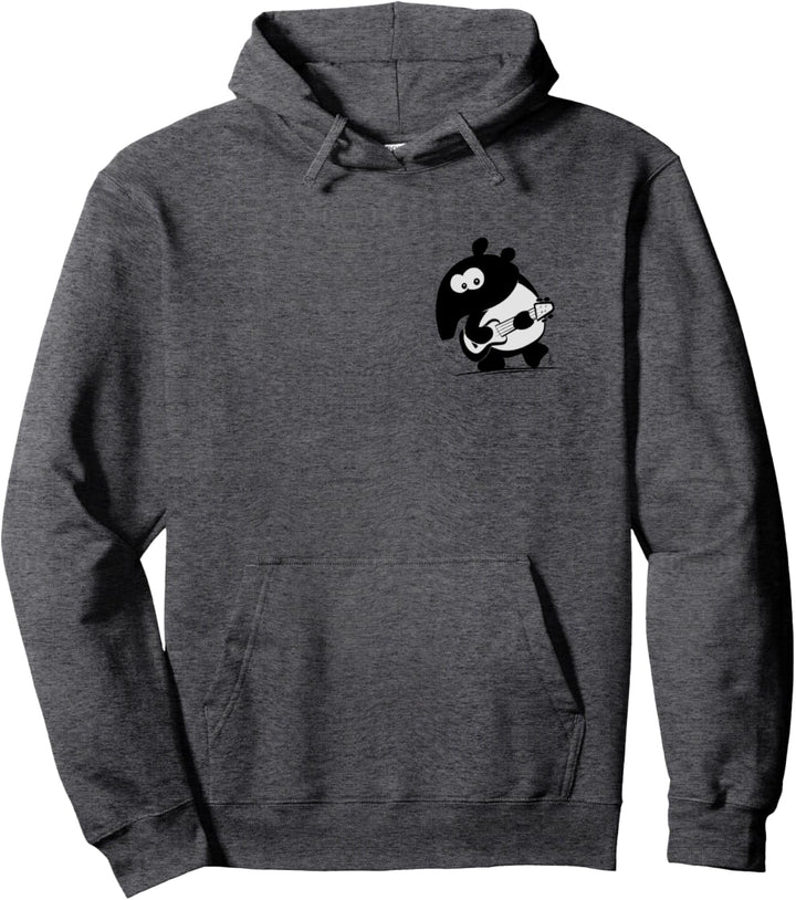 Musikalischer süsser Tapir spielt kleine Gitarre Ukulele Pullover Hoodie
