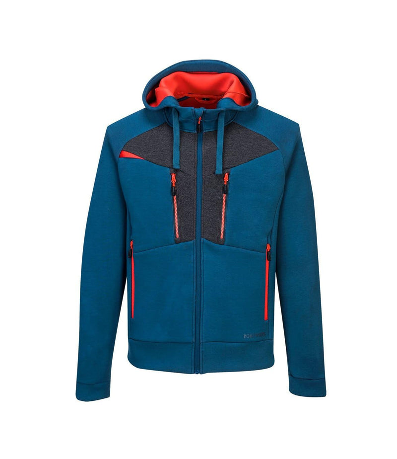 Portwest DX4 Kapuzenjacke mit Reissverschluss, Grösse: XXL, Farbe: Metro Blau, DX472MBRXXL XXL Metro