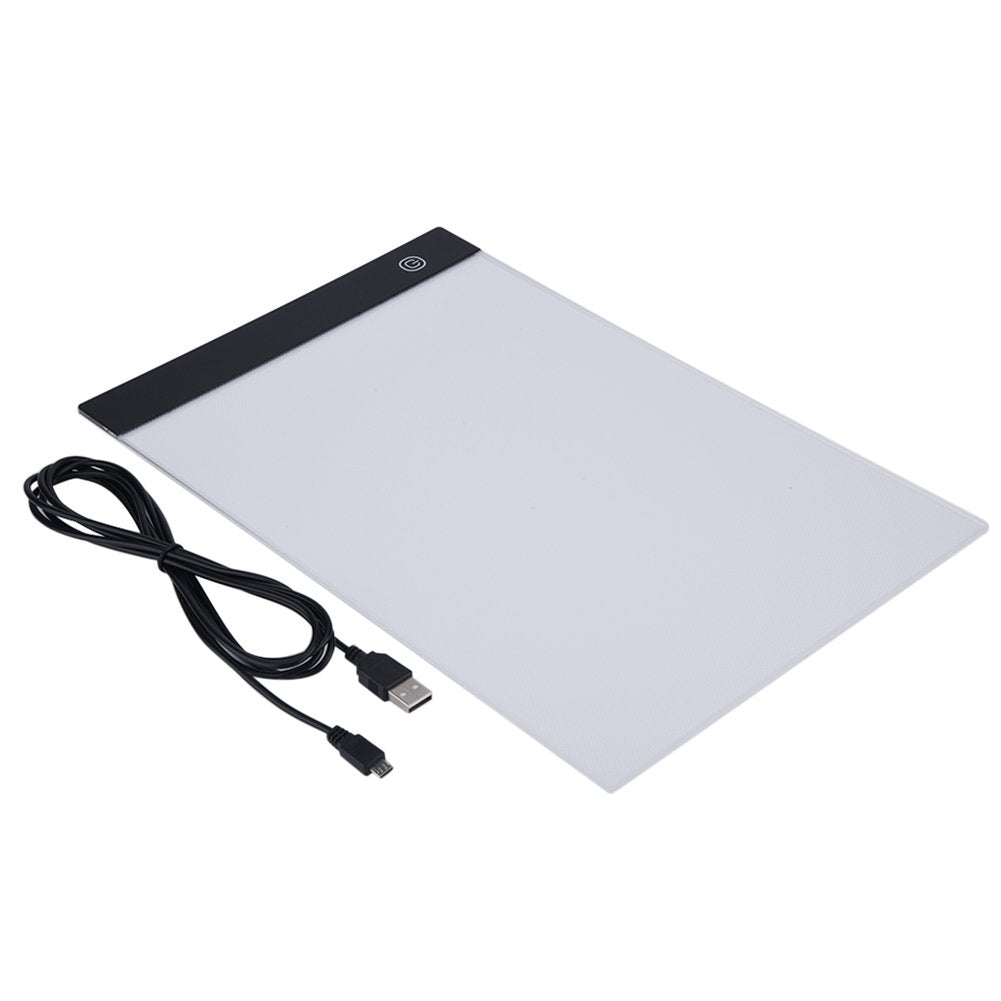 Led Licht Pad,Tragbare Light Pad Mit USB Leuchttisch A4 Led Dimmbar 3-stufige euchtkasten-Zeichenbre