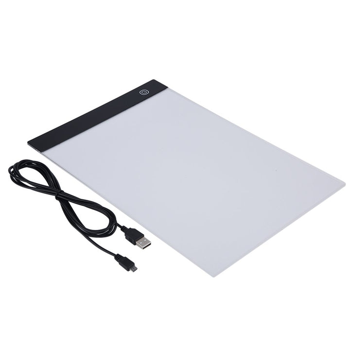 Led Licht Pad,Tragbare Light Pad Mit USB Leuchttisch A4 Led Dimmbar 3-stufige euchtkasten-Zeichenbre