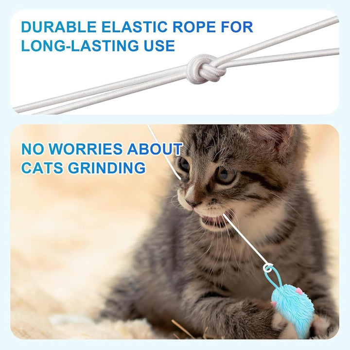 Aohcae Elektrisches Katzenspielzeug, Selbstbeschäftigung Katzenspielzeug Hängende Türrahmen Cat Toy,