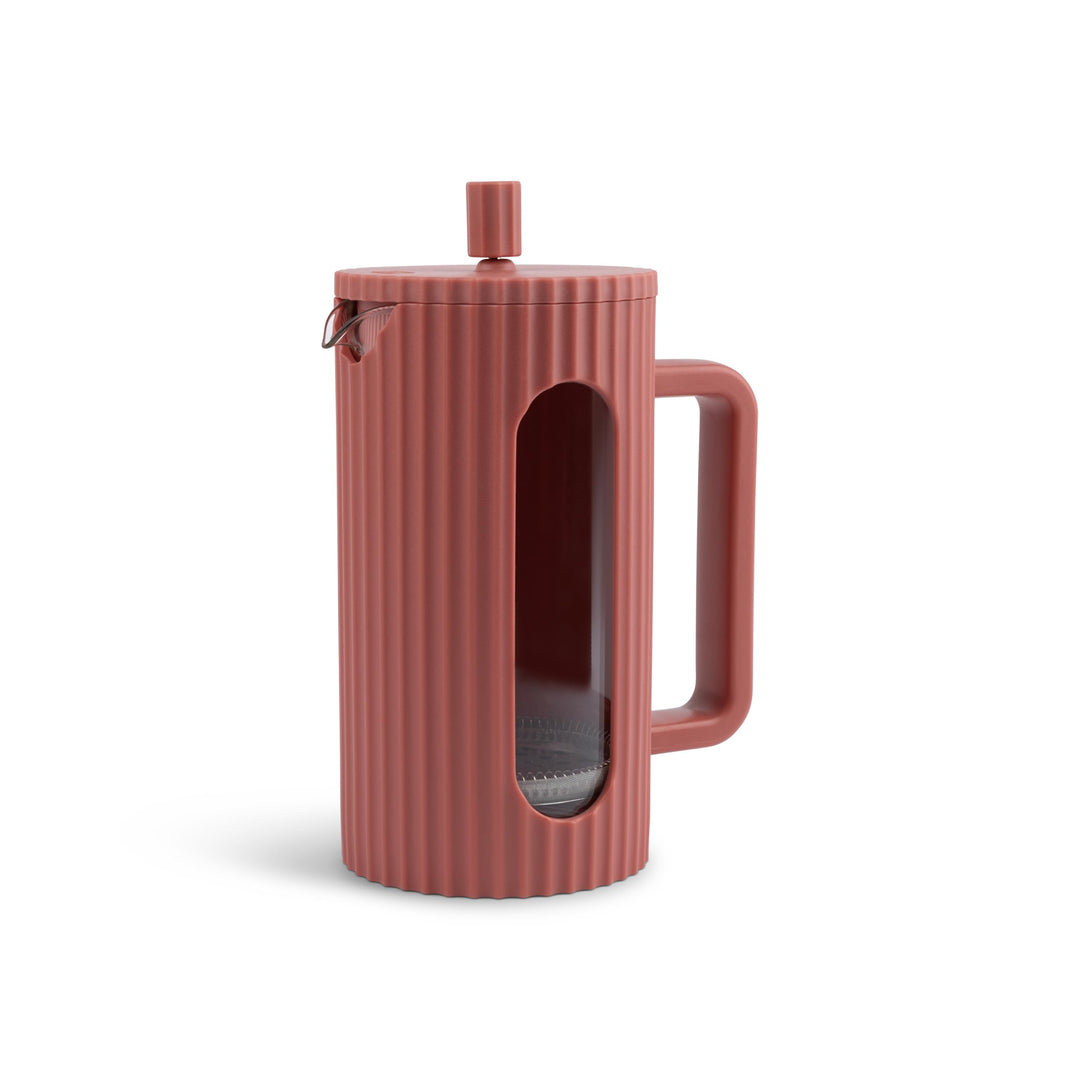 French Press aus Glas – Edelstahlfilter & hitzebeständiges Borosilikatglas – 1000 ml (1L, 1 Liter) –