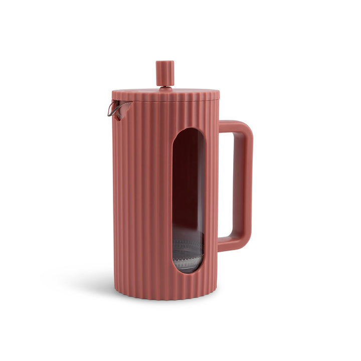 French Press aus Glas – Edelstahlfilter & hitzebeständiges Borosilikatglas – 1000 ml (1L, 1 Liter) –