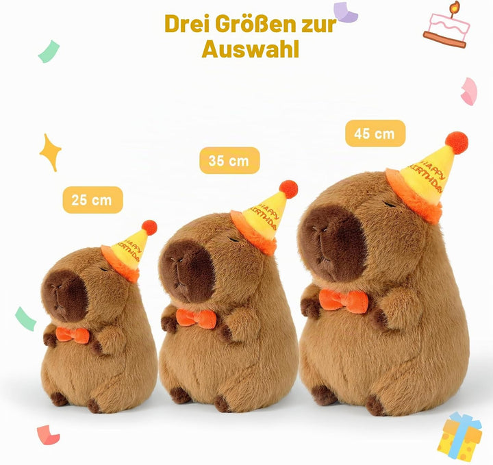 shownicer Plüschtier Capybara Kuscheltier Stofftier Kawaii Capybara Plüsch Kissen Spielzeug Wurfkiss