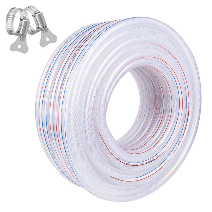 Transparenter PVC Schlauch 25x32mm, 6M, Universell passend für alle 25mm Pumpen, Trinkwasserschlauch