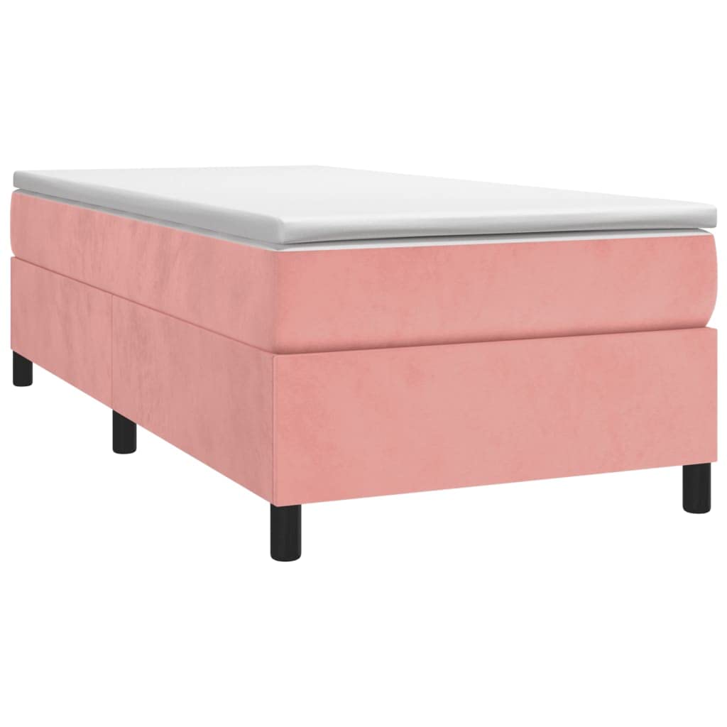 vidaXL Boxspringbett Bettgestell Einzelbett Polsterbett Bett Hotelbett Bettrahmen Lattenrost Schlafz