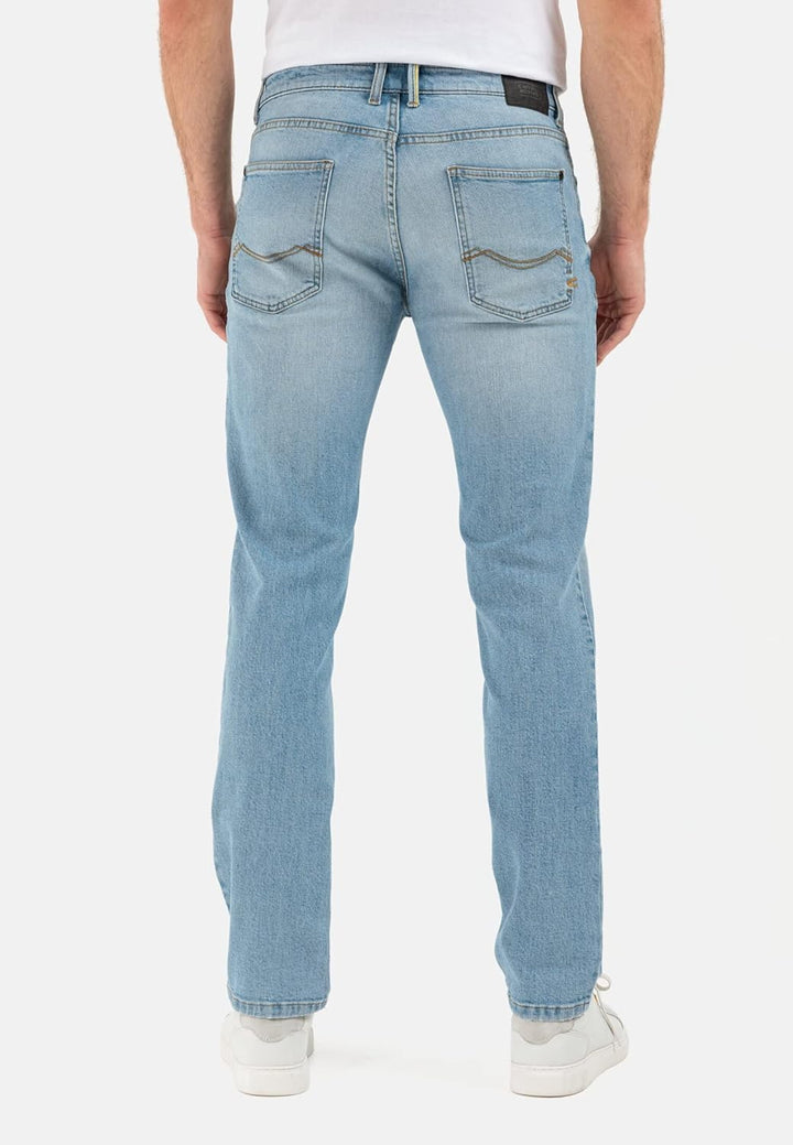 camel active Herren fleXXXactive® Denim in Regular Fit 34W / 30L Hellblau, 34W / 30L Hellblau