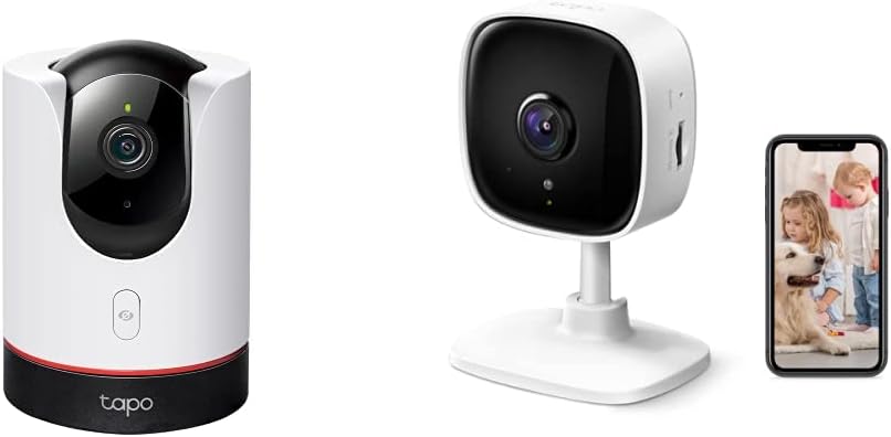 Tapo TP-Link C225 360°-WLAN-Überwachungskamera & TP-Link C110 WLAN IP Kamera Überwachungskamera (3MP