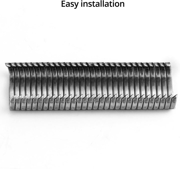 QWORK® 2400 Stück Zange Clips, Hog Ring, Hühnergeflecht, Käfigdraht, Lötverbindung, Schweissen, Repa