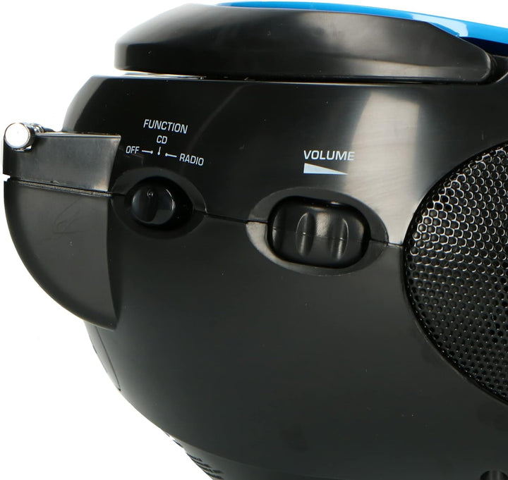 Lenco SCD24 mit Auxiliary - CD-Player für Kinder - CD-Radio - Stereoanlage - Boombox - UKW Radiotune