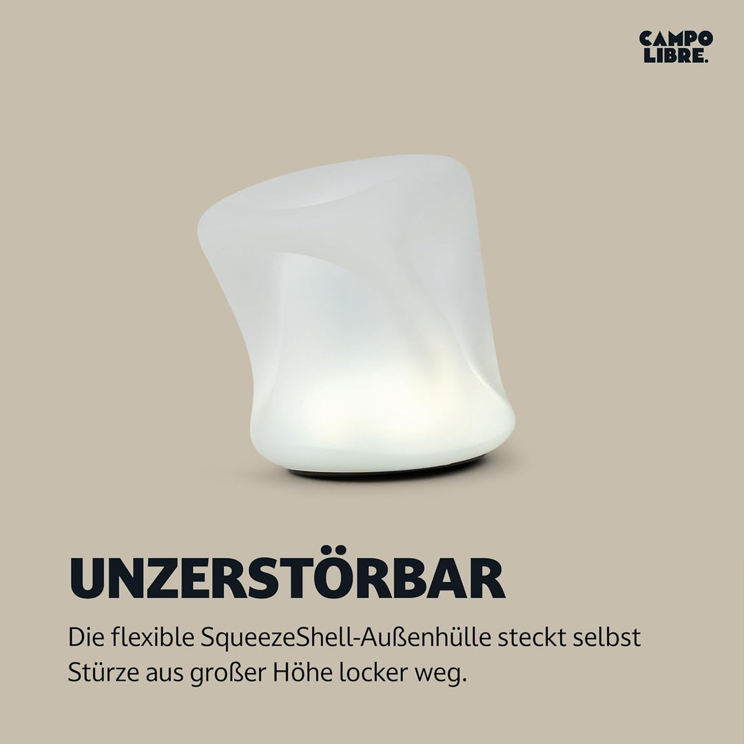 Campo Libre.® LENI I Campinglampe I flexible Outdoorlampe zum Aufhängen, Hinstellen und Montieren I