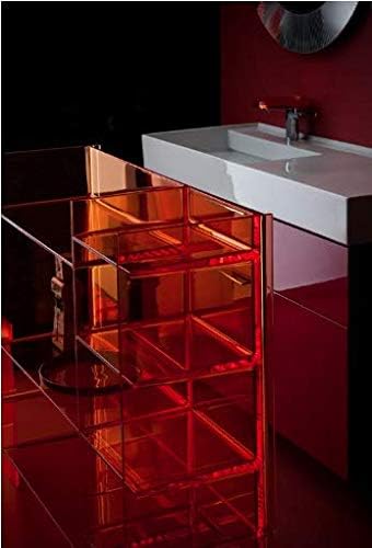 Kartell Sound-Rack Regal, Plastik, pink, 26 x 75 x 53 cm Rosa Nude, Rosa Nude