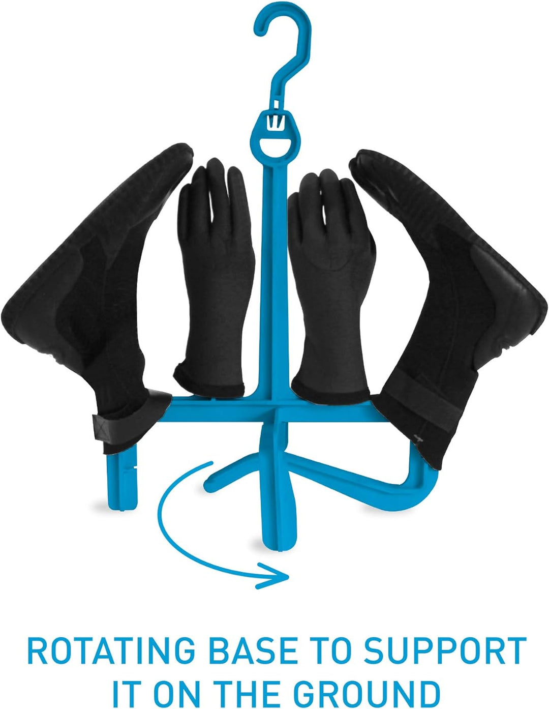 SURF LOGIC Surflogic Kleiderbügel für Zubehör aus Neopren Double System, Geschlecht, Blau, L