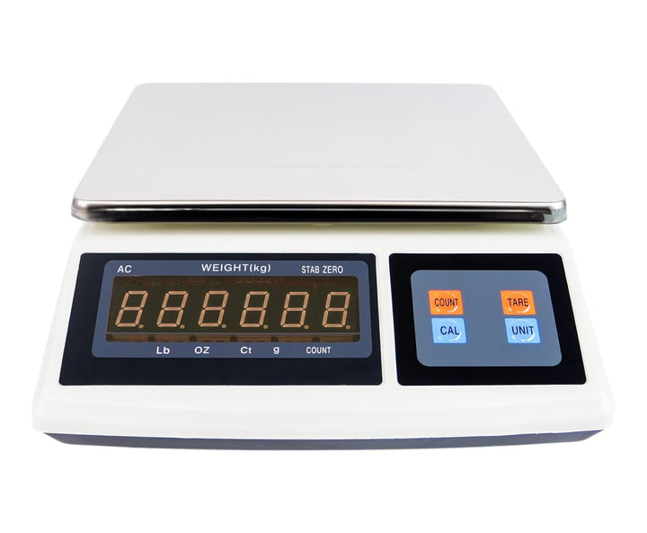 HDWR wagPRO-S30 Plattformwaage 30 kg, digitale Paketwaage mit Zählfunktion | Genauigkeit 1 g, Tara-F