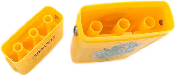 CUESOUL ANTIE Hard Dart Case, Hält 6 Steeldarts/Soft Tip Darts und zusätzliches Zubehör, mit Vier my