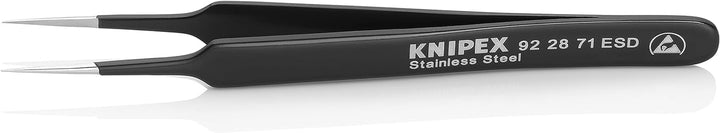 KNIPEX Universalpinzette ESD Mattiert Glatt 110 mm, 92 28 71 ESD