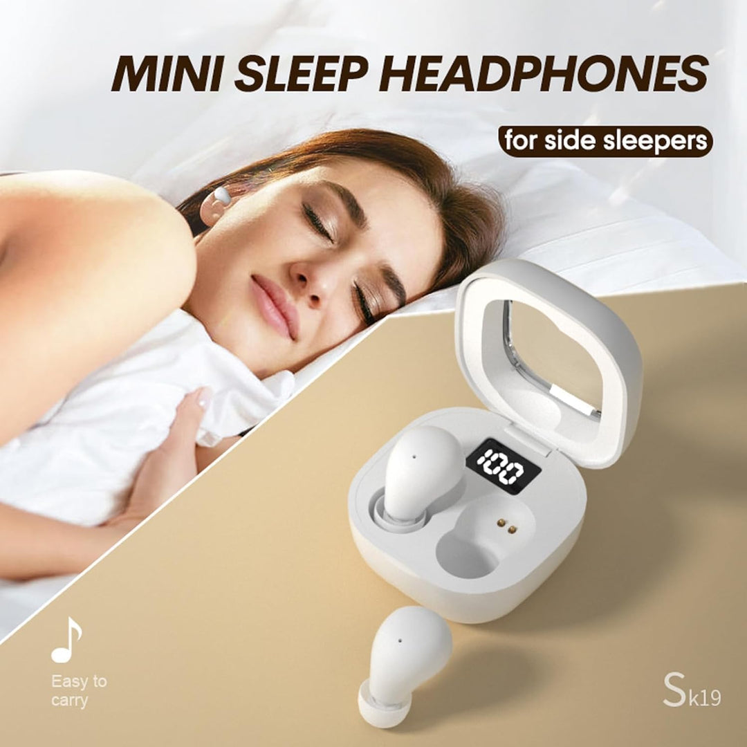 Unsichtbare kleine Mini Schlaf Kopfhörer kabellos Bluetooth im Ohr Wireless in Ear Kopfhörer Sleep E