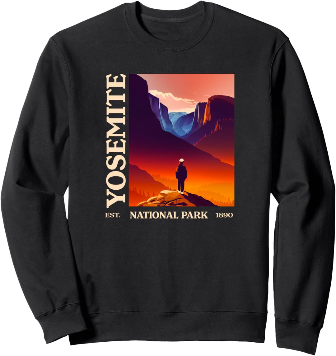 Yosemite Tee – Retro Vintage Yosemite National Park Sweatshirt