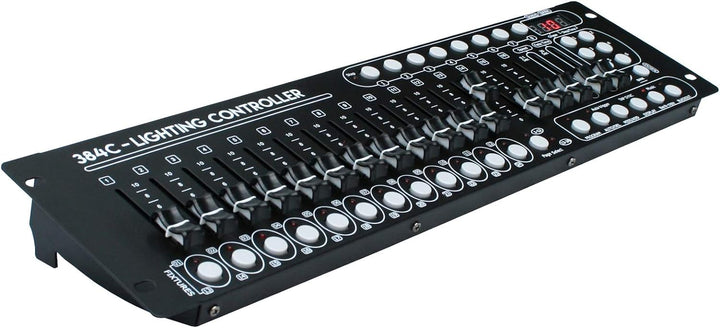E-Lektron C-384C DMX Controller 24x 16-Kanal Licht Steuerpult Lichtsteuerung | 19" Rackeinbau-fähig