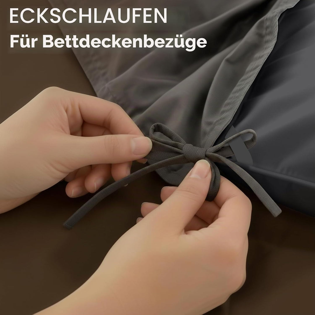 Utopia Bettdecke ohne Bezug, gesteppt und mit Ecklaschen, hypoallergen, Steppdecke mit Quadratsteppu