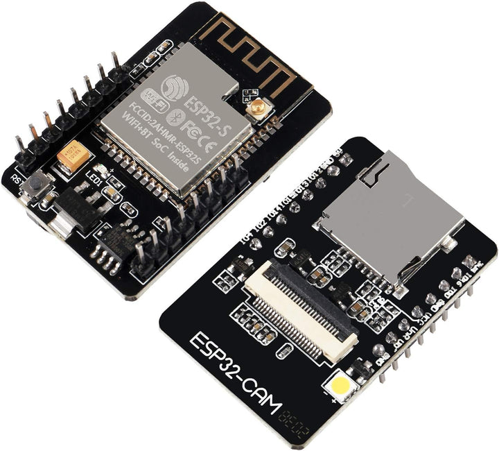 2Pcs ESP32 Cam WiFi Bluetooth Development Board mit OV2640 Kameramodul + Micro USB zu seriellem Port