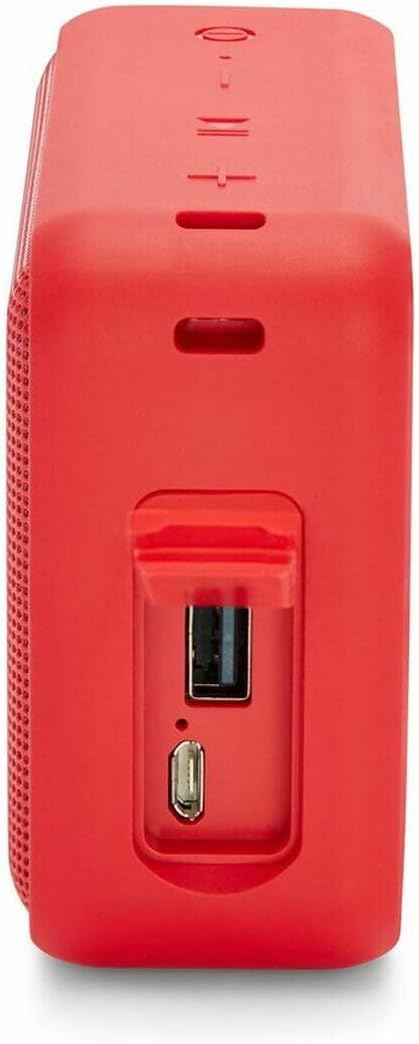 Aiwa BS-200RD Tragbarer kabelloser Bluetooth-Lautsprecher, True Wireless Stereo, wasserdicht, Rot, R