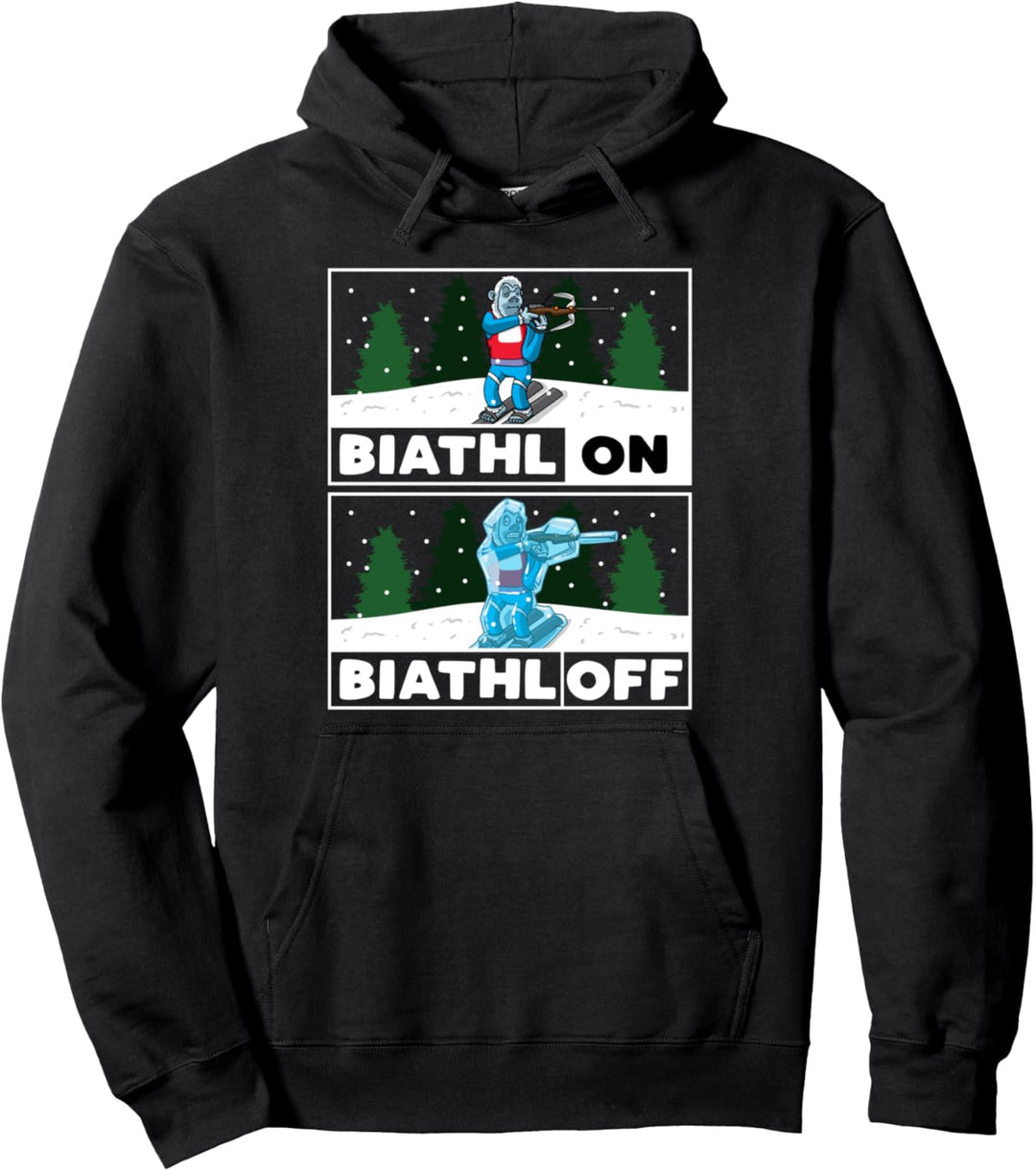 Biathlon Biathlonsport Biathlet Pullover Hoodie