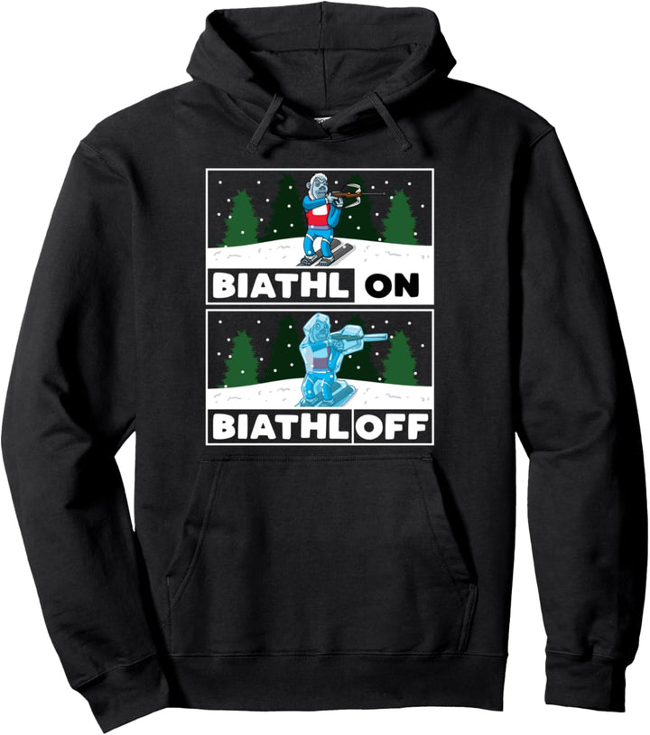 Biathlon Biathlonsport Biathlet Pullover Hoodie