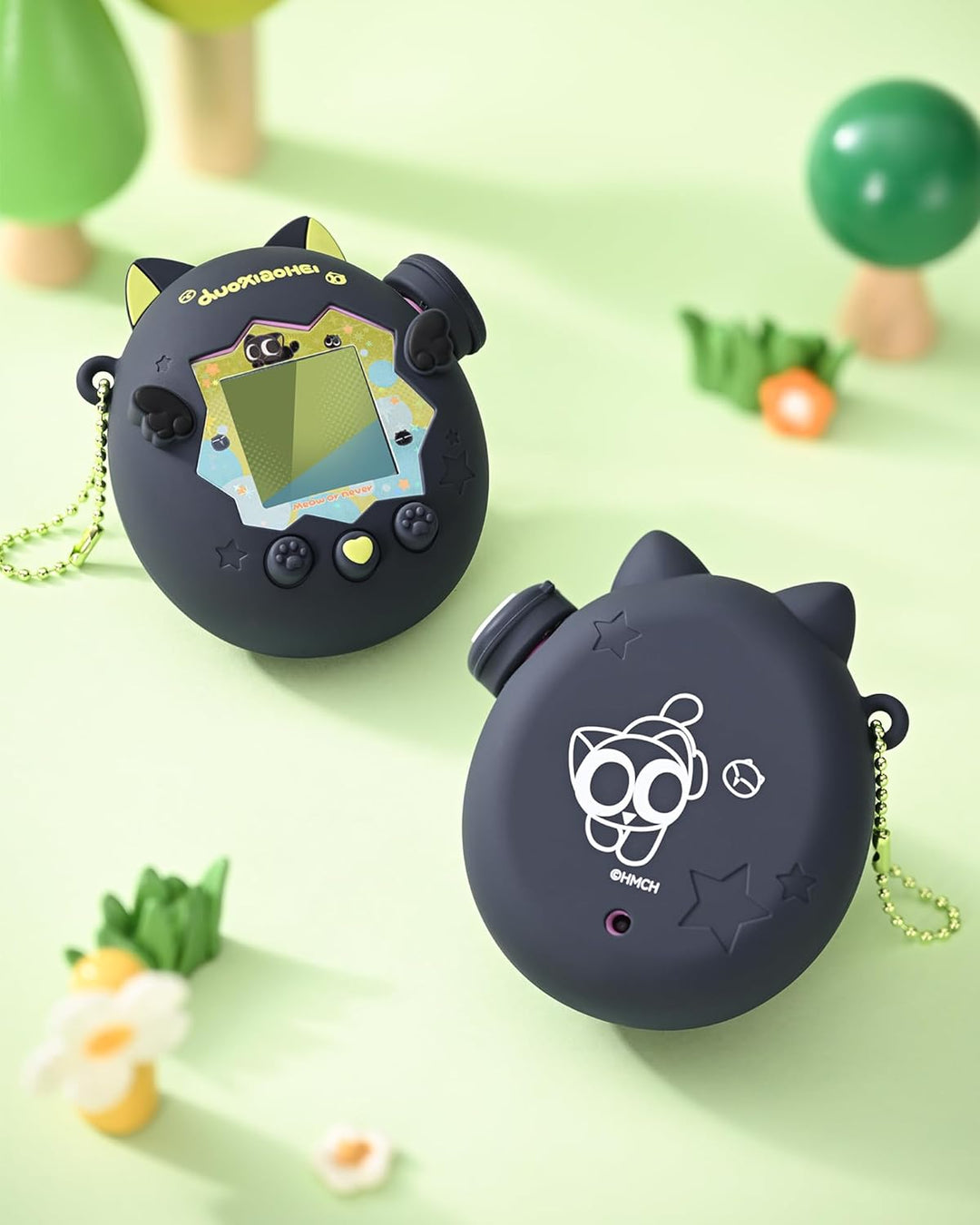 GeekShare Silikon-Hülle Kompatibel mit Tamagotchi Paradise, Weiche Schutzhülle, Button Caps, Perlenk