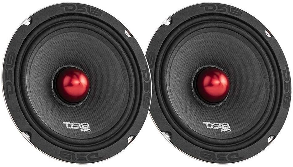 DS18 Car Speaker Tweeters 6.5" Inch 500w Watt 4Ohm Combo Package PRO-X6.4BMPK 16,5 cm PRO-X, 16,5 cm