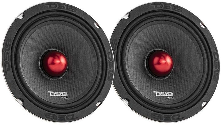 DS18 Car Speaker Tweeters 6.5" Inch 500w Watt 4Ohm Combo Package PRO-X6.4BMPK 16,5 cm PRO-X, 16,5 cm