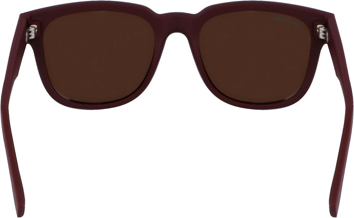 Lacoste Unisex L982S Sunglasses, 600 Matte RED, 53
