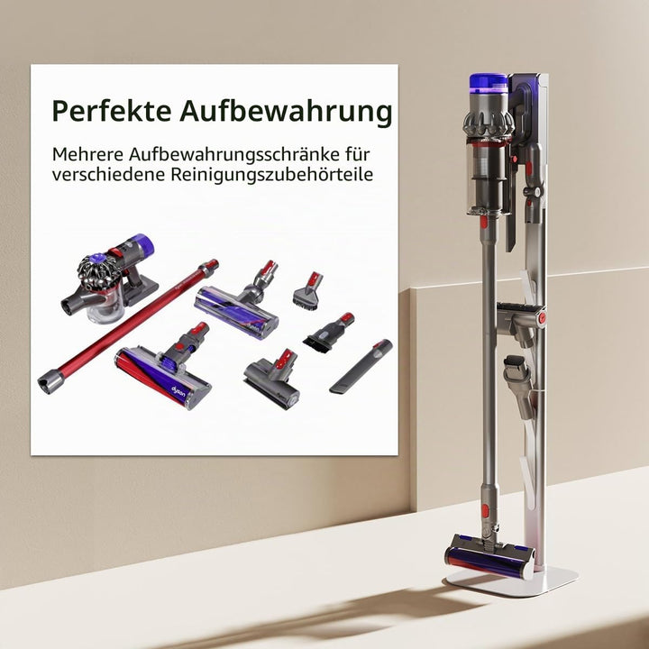 YanBan Kippsicherer Aufbewahrungsständer für Staubsauger aus Metall, kompatibel mit Dyson G5/V7/V8/V