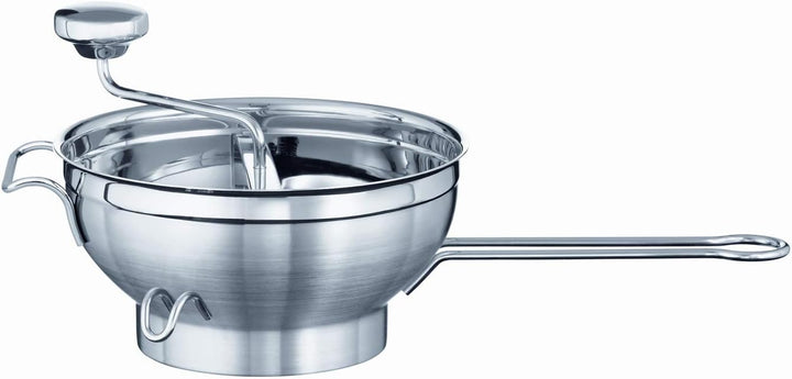 RÖSLE Passetout mit Gegengriff, Passiermühle zum Passieren von Lebensmitteln, Edelstahl 18/10, spülm