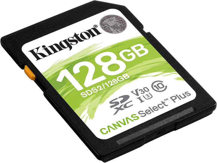 Kingston Canvas Select Plus SD - SDS2/128GB Class 10 UHS-I 128 GB, 128 GB