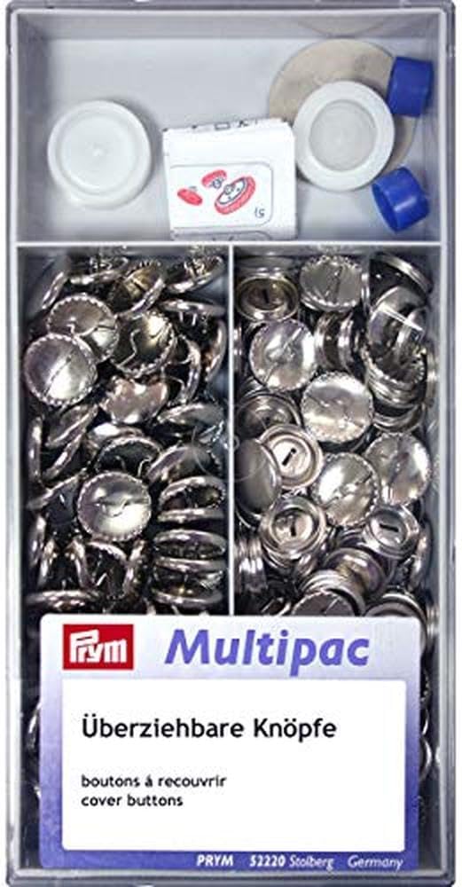 Prym Überziehbare Knöpfe, Multi, Einheits Grösse, 100
