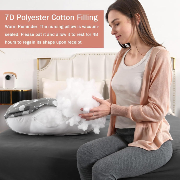 Stillkissen für das Stillen, Ergonomisches Stützkissen Schwangerschaftskissen für Mutter Baby, Still