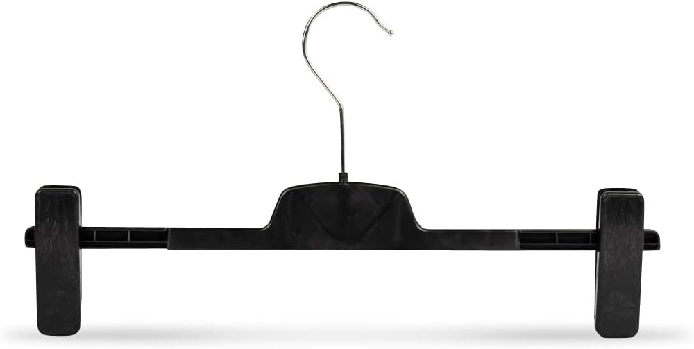 Hosenbügel CL Hosenspanner 10 Stück Kleiderbügel Kunststoff 40 cm | rutschfeste gummierte und verste