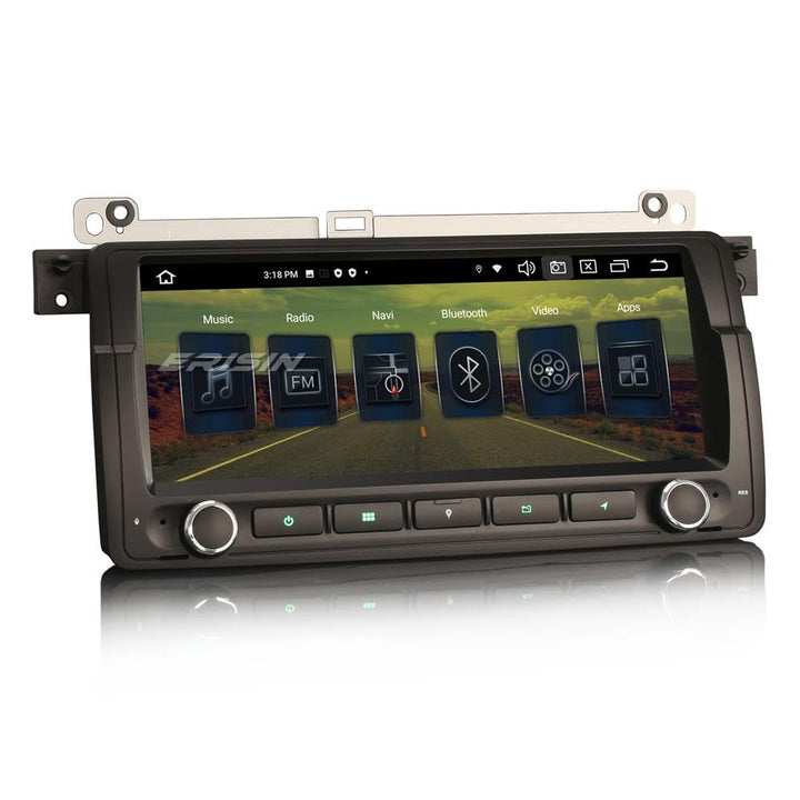 Erisin 8.8 Zoll Android 14 Autoradio mit GPS Navigation für BMW 3er E46 Rover 75 MG ZT Unterstützt C
