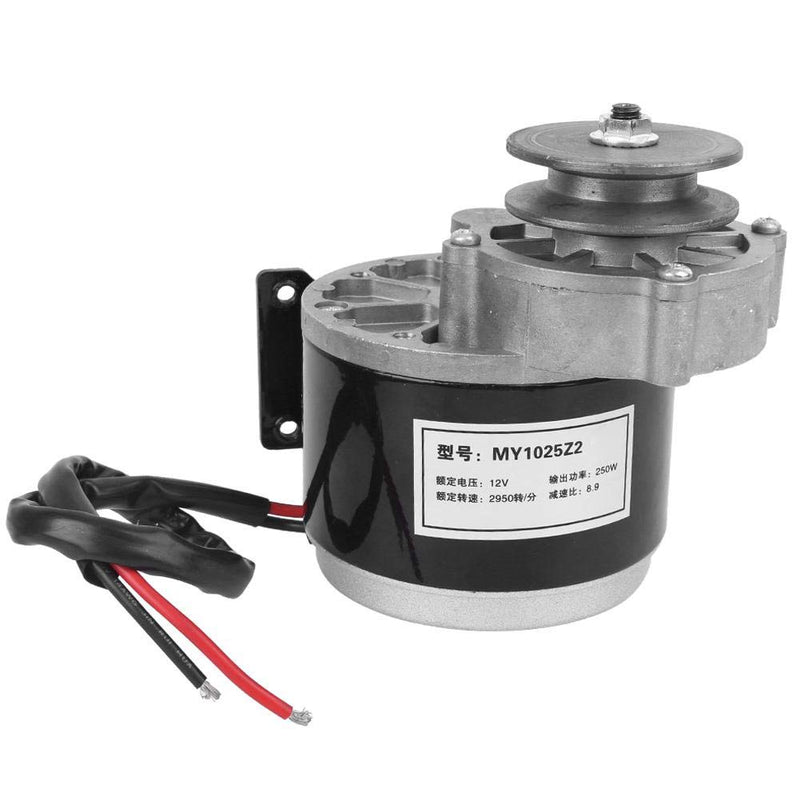 MAGT Getriebemotor, 12V 250W Langlebiges Hochleistungs-Riemenscheiben-Getriebemotorzubehör aus reine