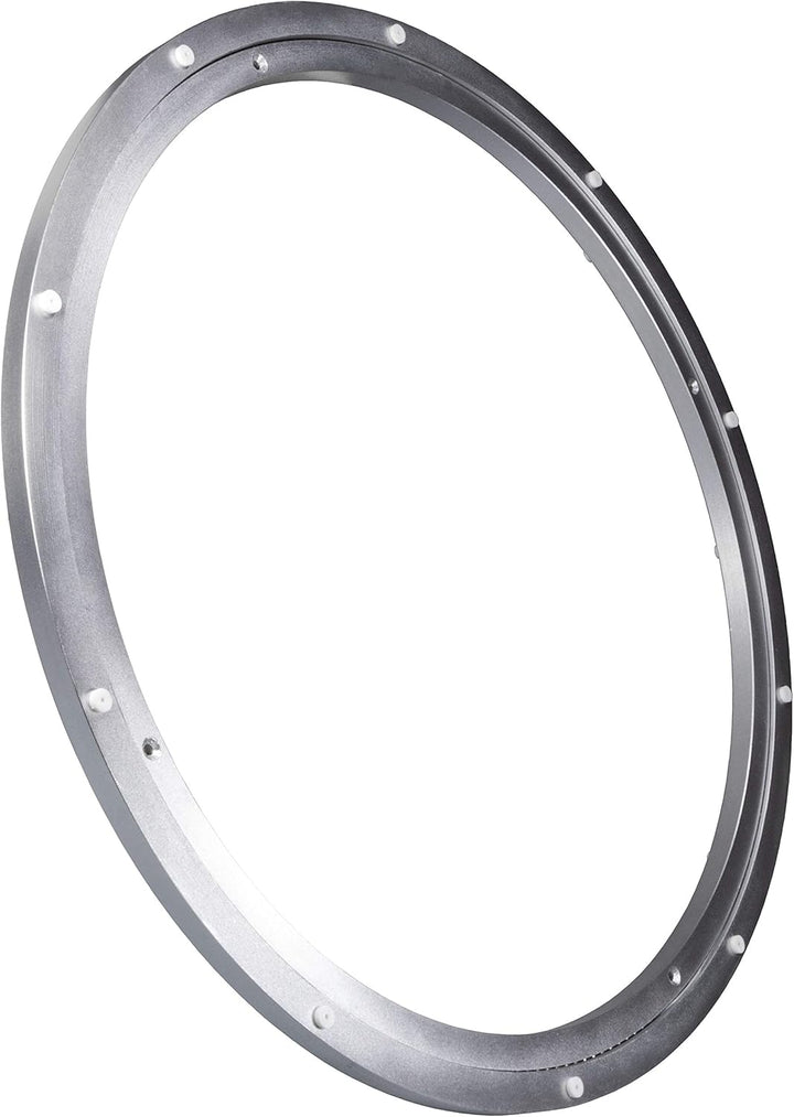 Gedotec Schwerlast-Drehbeschlag 360° Drehscheibe drehbar Ø 800 mm | Drehteller Stahl silber | Druckk