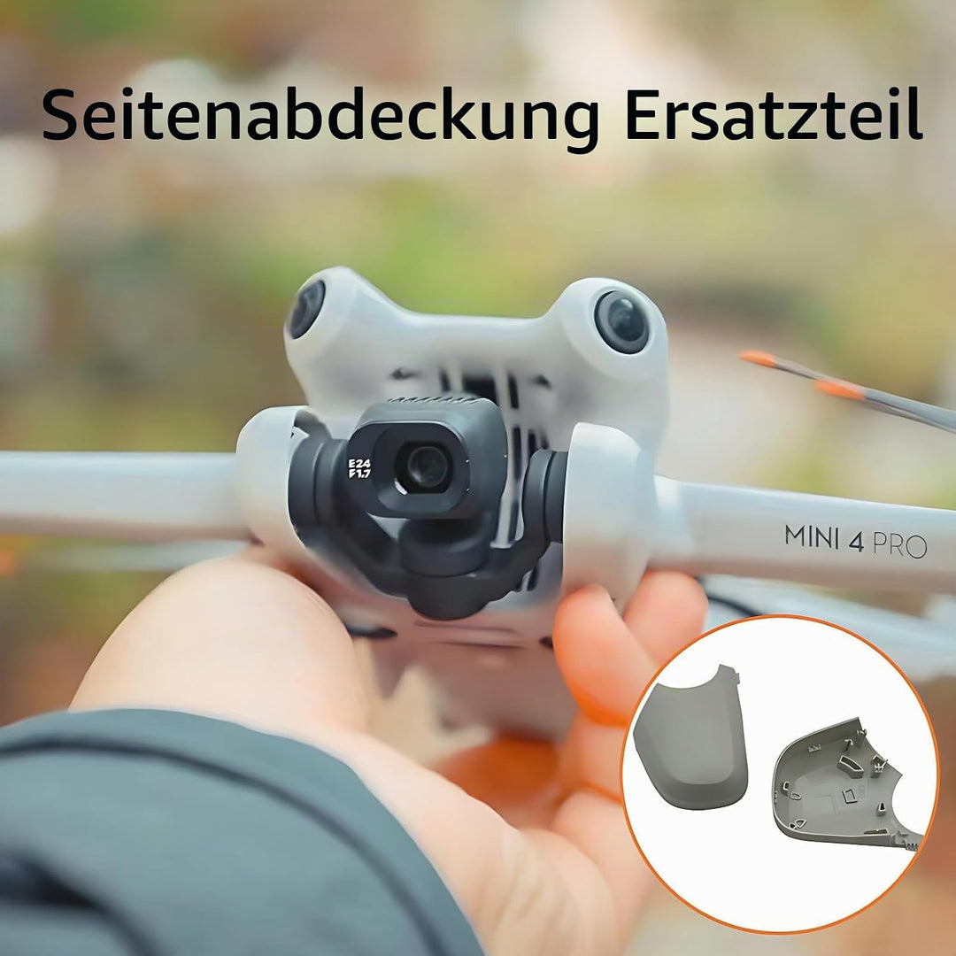 Mini 4 Pro Seitenabdeckung Ersatz-Gimbal Linke rechte Seitenkappen Schutzabdeckung Rumpf Ersatzteile