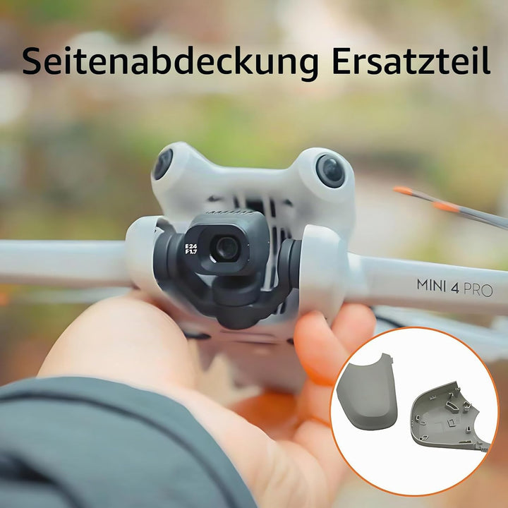 Mini 4 Pro Seitenabdeckung Ersatz-Gimbal Linke rechte Seitenkappen Schutzabdeckung Rumpf Ersatzteile