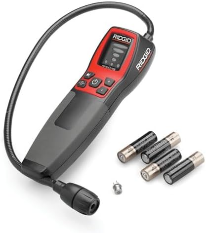 RIDGID 36163 micro CD-100 Gaslecksuchgerät, Gaslecksuchgerät für brennbare Gase, 0 bis 6400 ppm (Met