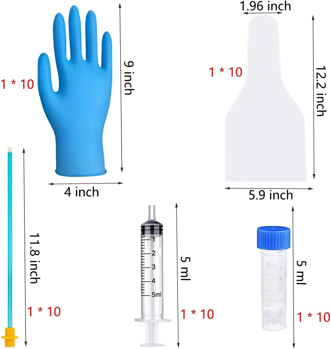 10 Set AI künstliche Befruchtung für Hunde, Zucht-Set, Einwegartikel, künstliche Inesemination, Zuch