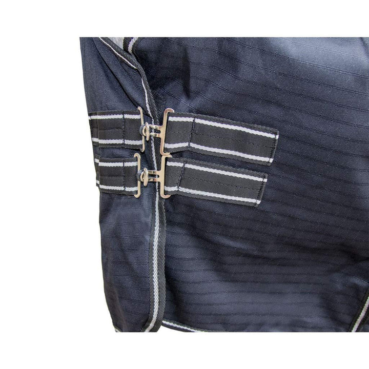 HKM Innsbruck Highneckdecke mit Glattem Futter, Schwarz, 140 Grösse
